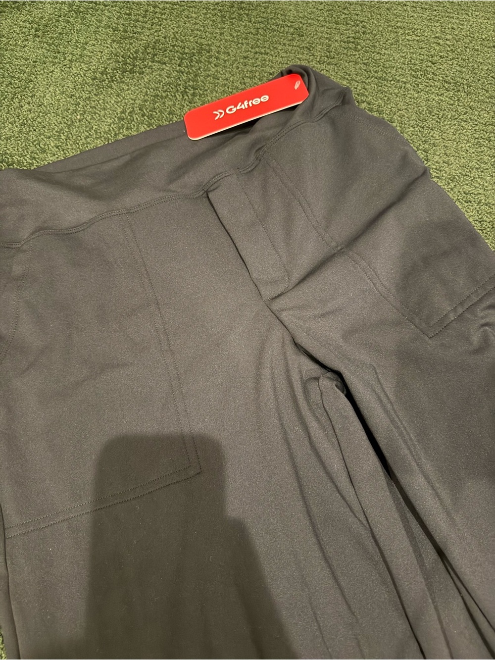 Women's Wide-Leg Black Pull-On Pants - Picture 3 of 12